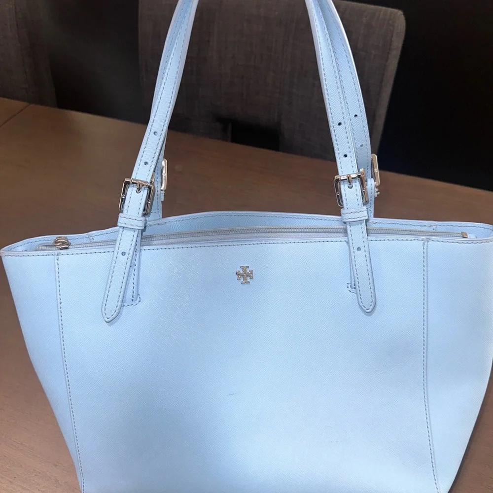 Tory Burch Blue Tote Bag - Picture 3 of 6